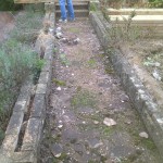 Green Man Gardens Landscape Gardening before levelling