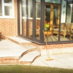 Convex Concave Raised Patio Natural Sandstone Paving Hempstead