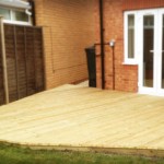 Decking Soft Wood FSC Installation AFTER