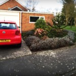 Drive Dwarf Wall Circle Feature Stonemarket Millstone Original Flagstones Driveway Hempstead